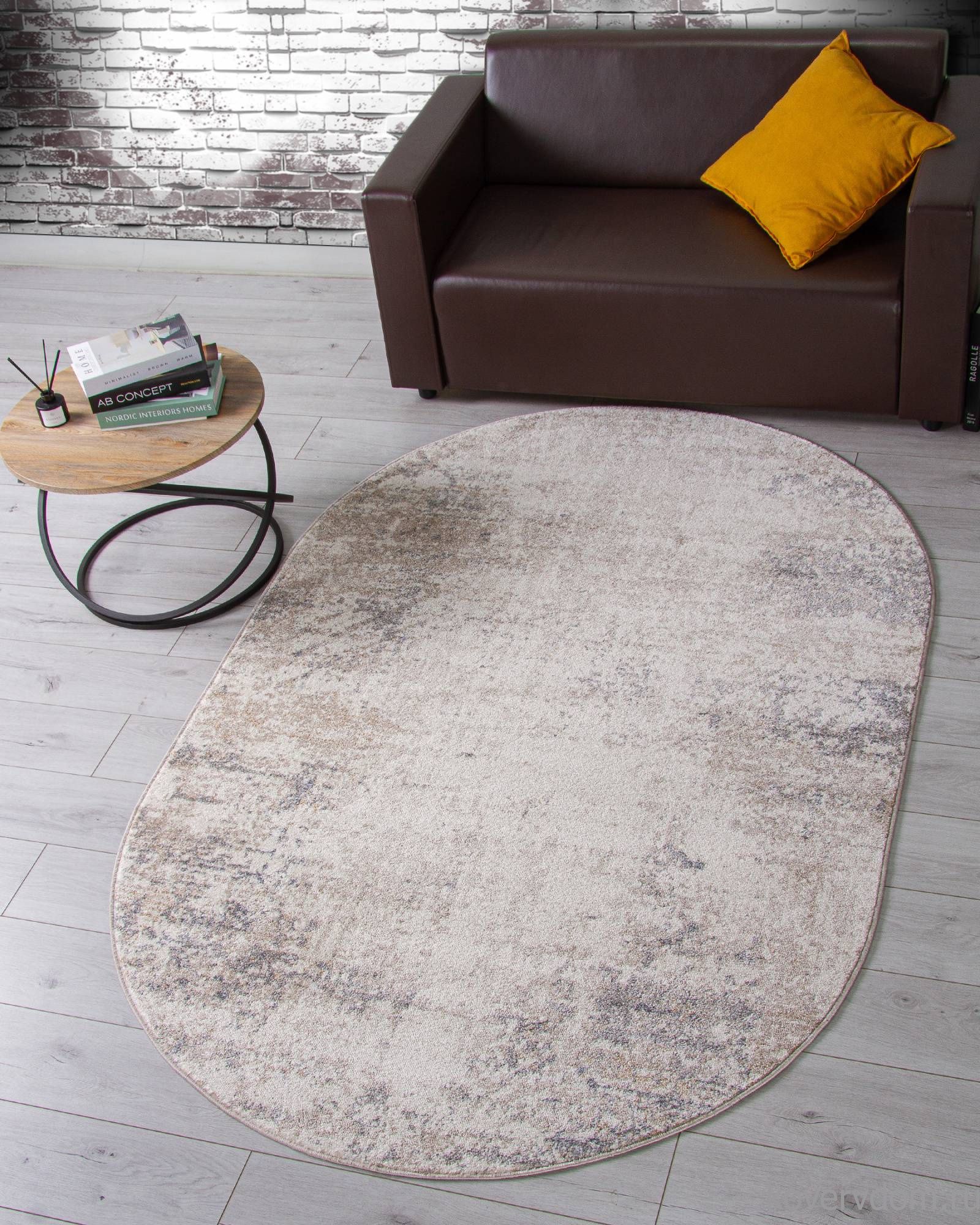 Ковер TORNADO F161 BEIGE Овал