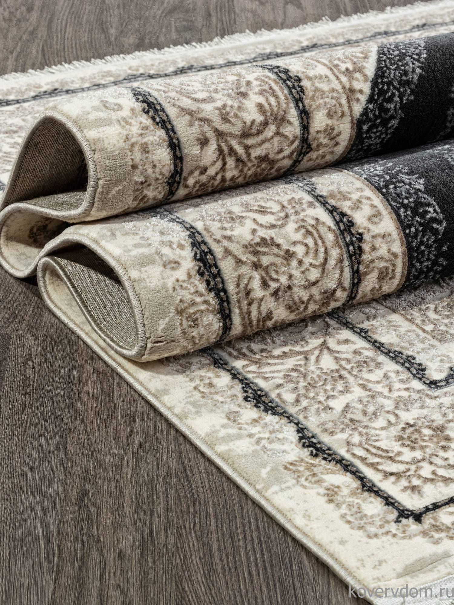 Ковер POMPEI N2136A CREAM / D.GREY Ковер POMPEI N2136A CREAM / D.GREY