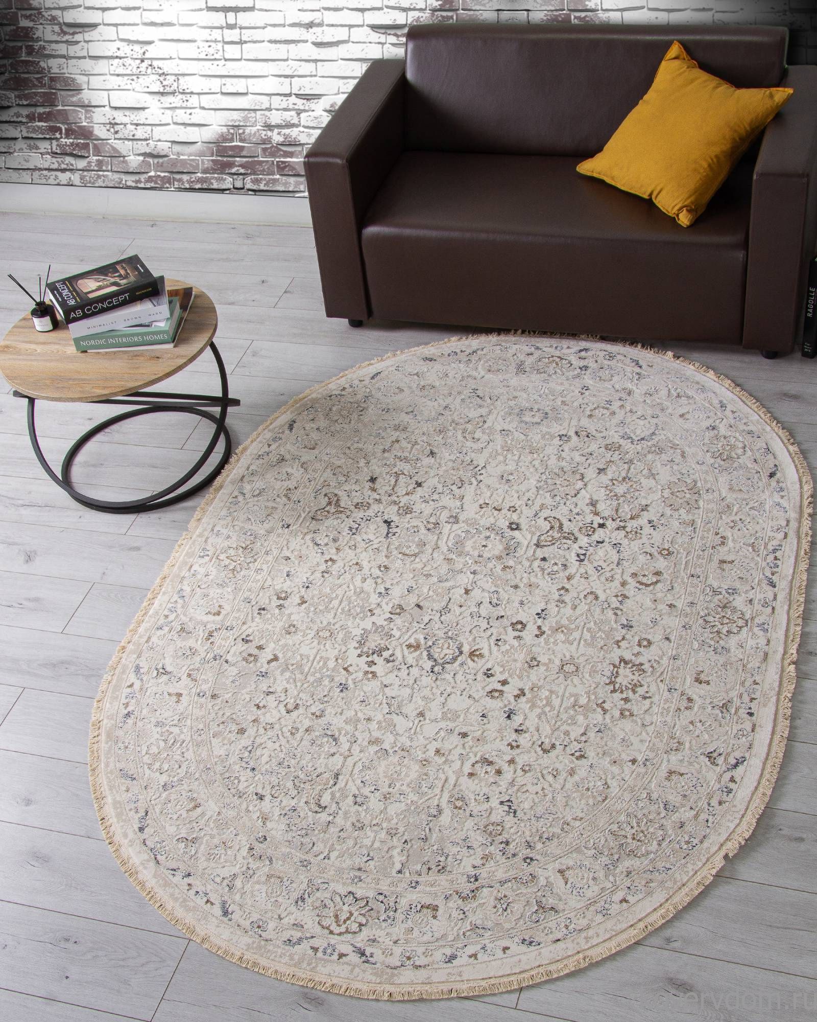 Ковер Jasmine 35981Z CREAM / CREAM Овал