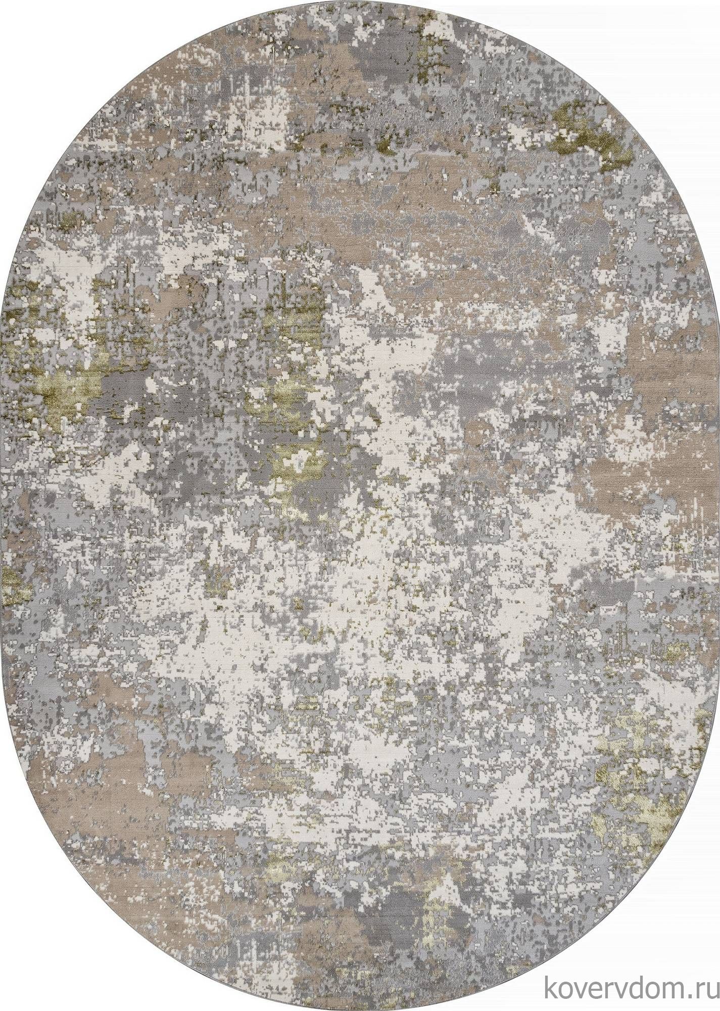 Ковер LIMAN F163 CREAM-GREEN Овал Ковер LIMAN F163 CREAM-GREEN Овал