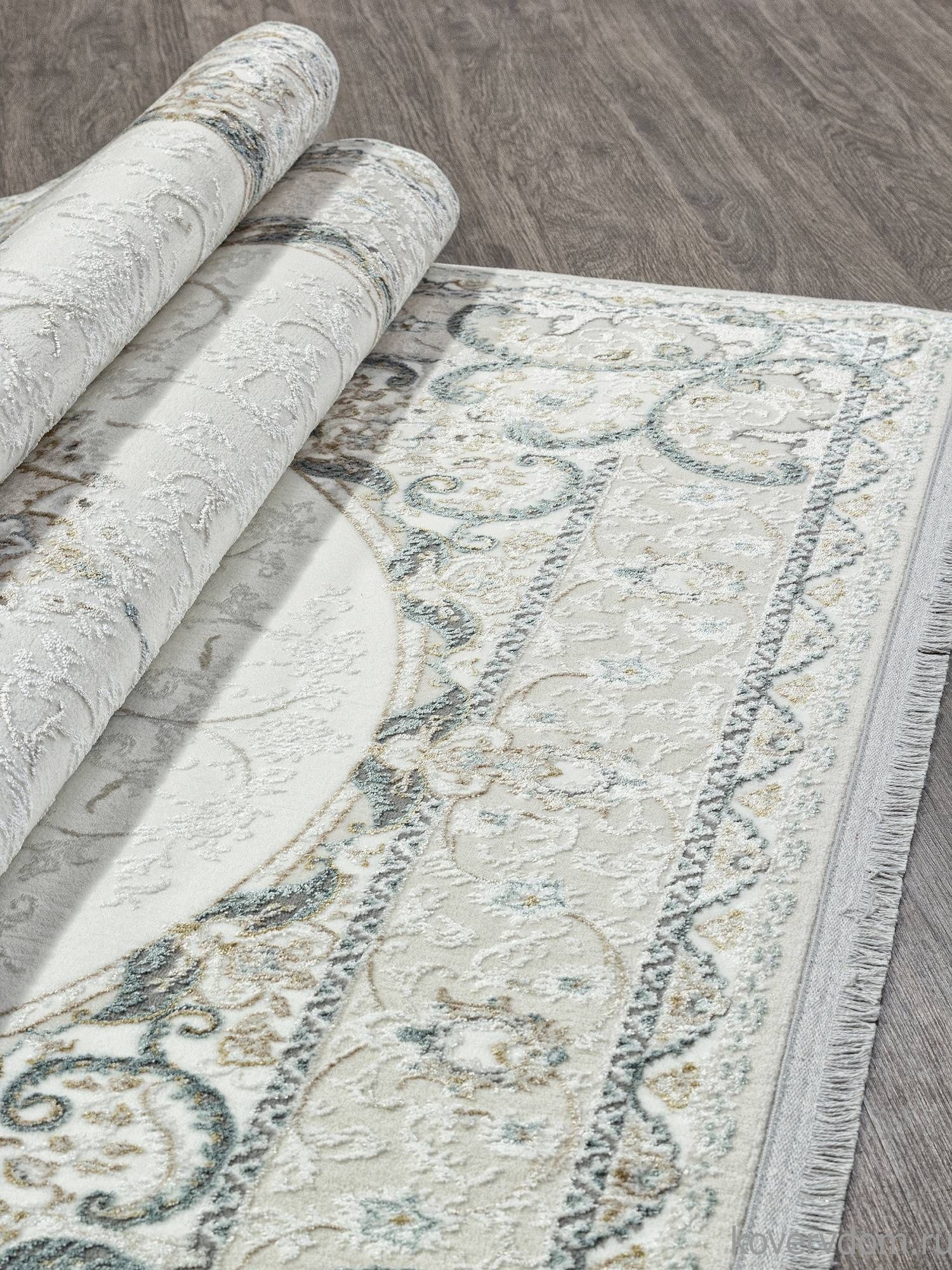 Ковер SANDALI 29765B CREAM / CREAM Ковер SANDALI 29765B CREAM / CREAM