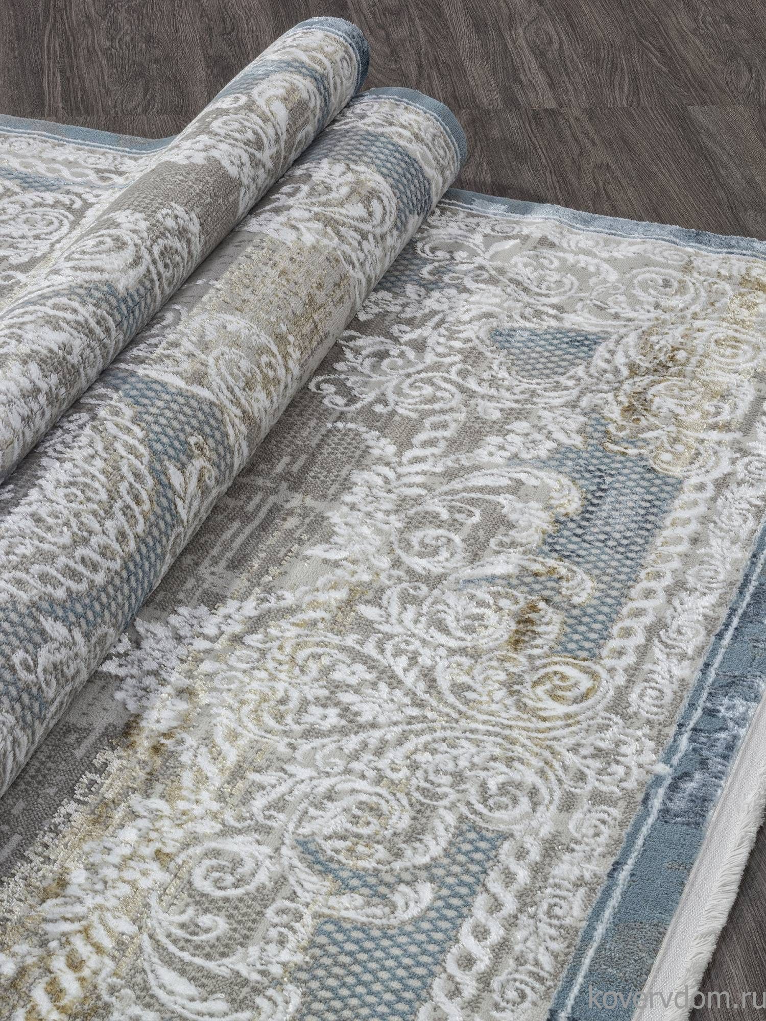 Ковер AJMAL LP 289 CREAM / BLUE Ковер AJMAL LP 289 CREAM / BLUE