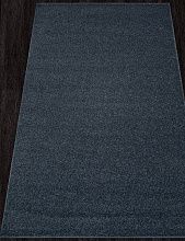 Однотонный ковер синий LANA T600 BLUE