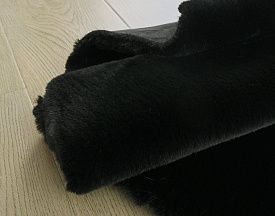 Ковер белый RABBIT PREMIUM MS1000 BLACK Круг