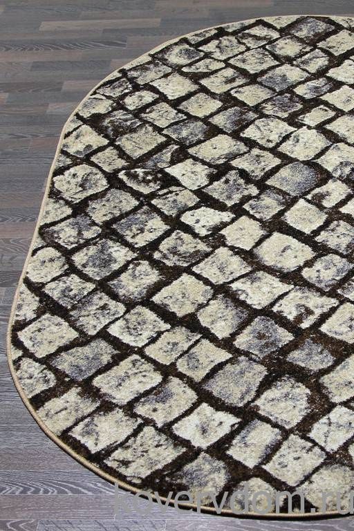 Ковер SUNRISE 2 D455 GRAY-BEIGE Овал Ковер SUNRISE 2 D455 GRAY-BEIGE Овал