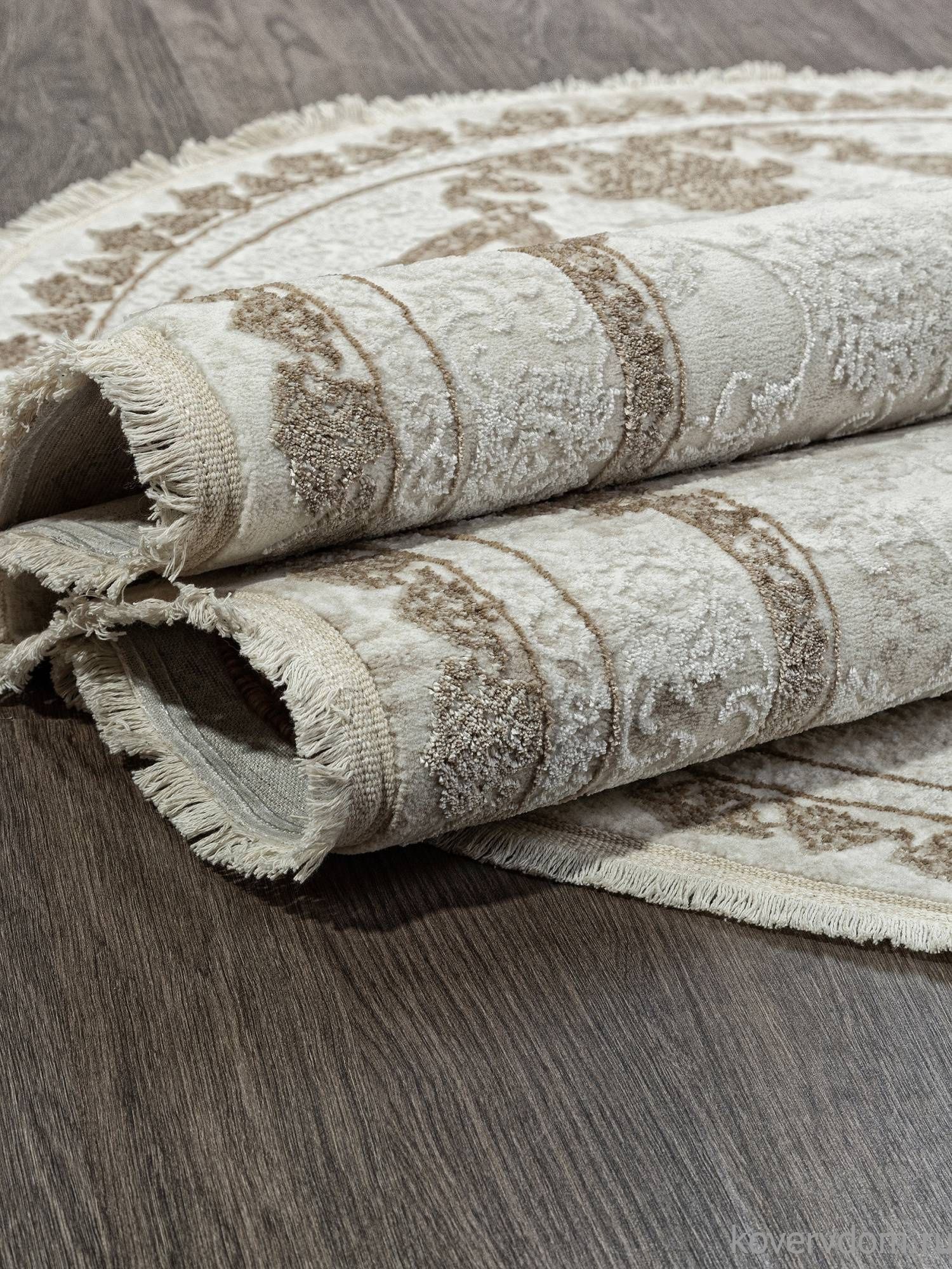 Ковер SANDALI 30231Y BEIGE / L.GREY Овал Ковер SANDALI 30231Y BEIGE / L.GREY Овал