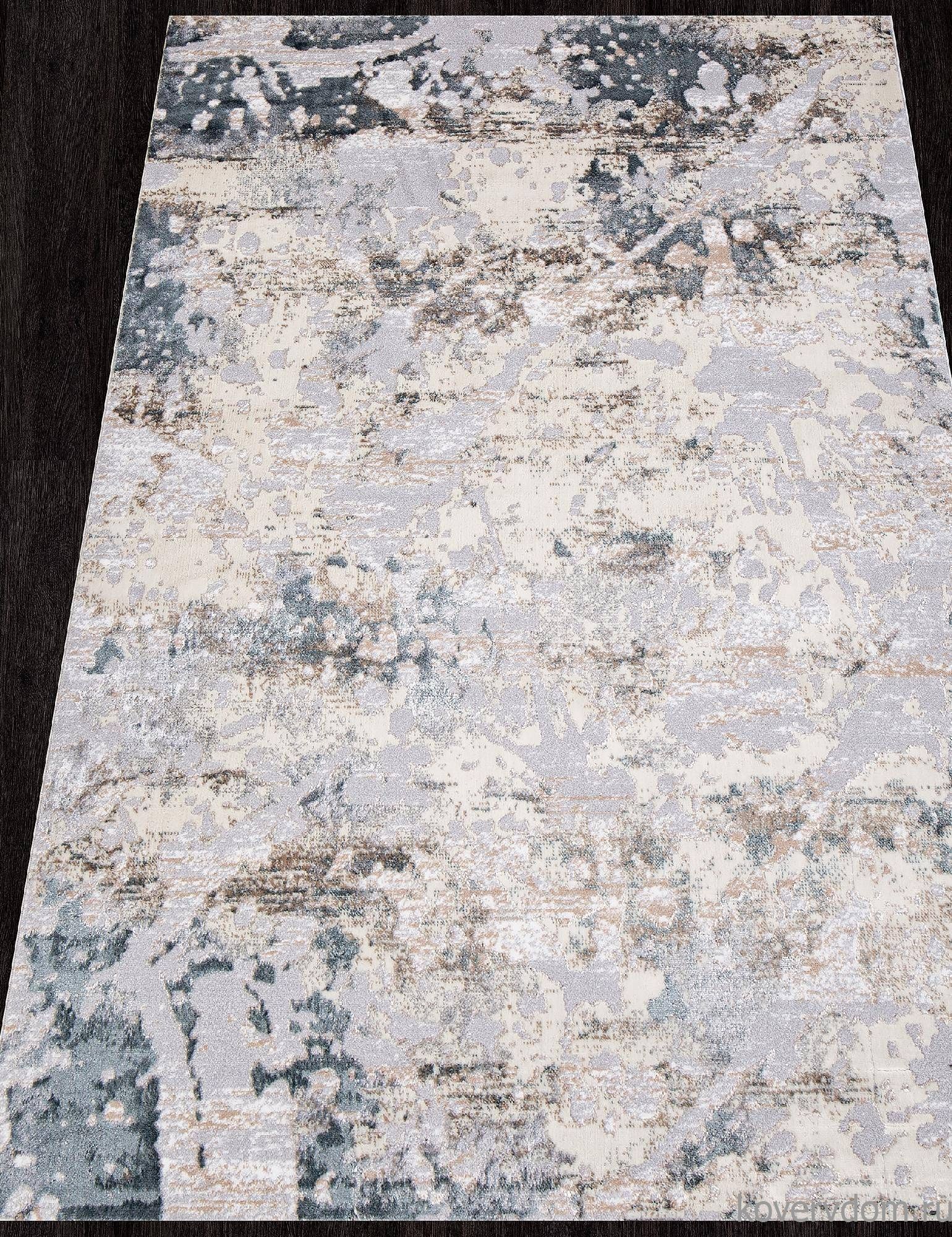 Ковер PERU C060A D.GREY SHIRINK / BLUE FDY