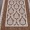 Ковер циновка VEGAS S001 BROWN-CREAM Ковер циновка VEGAS S001 BROWN-CREAM