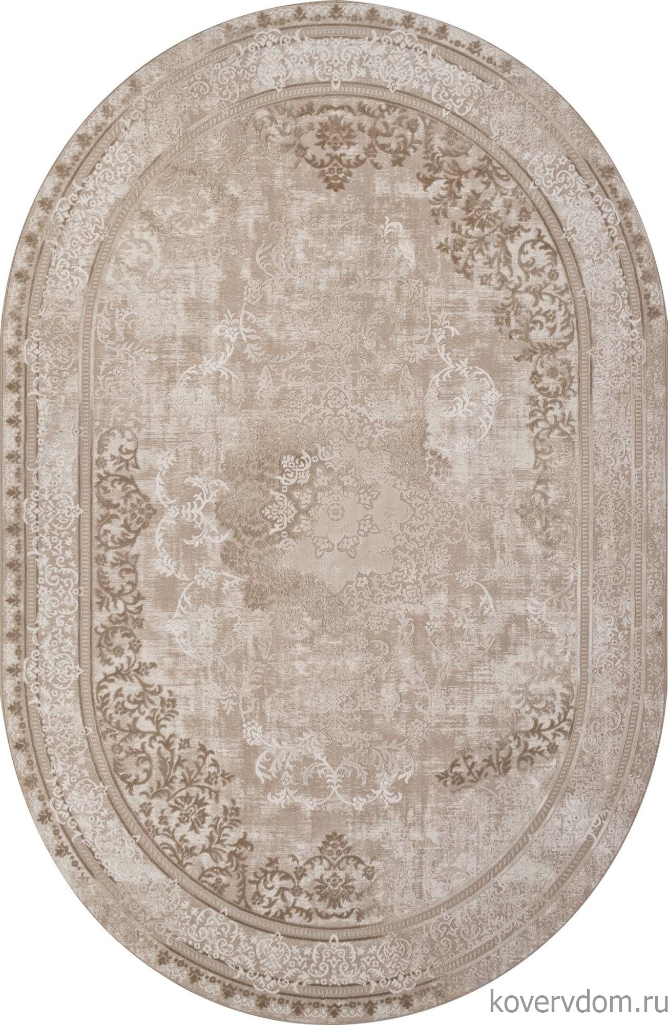 Ковер SIESTA M030A LIGHT BEIGE / CREAM Овал Ковер SIESTA M030A LIGHT BEIGE / CREAM Овал