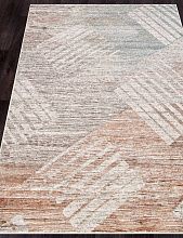 Пушистый круглый ковер из вискозы MATRIX 989894 6280 V