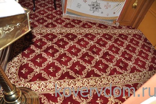 Ковровое покрытие с укладкой в храм Ковровое покрытие с укладкой в храм