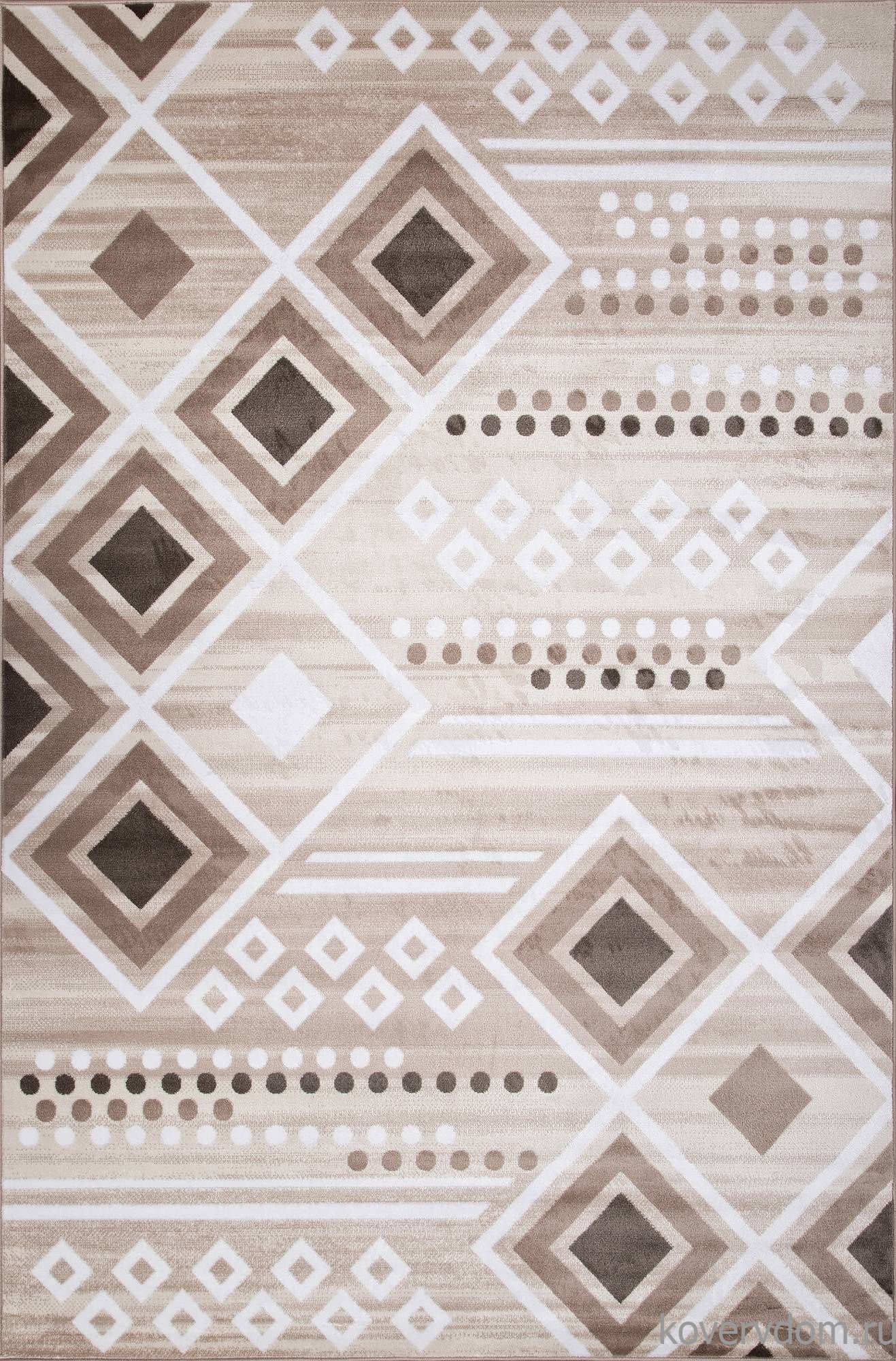 Ковер VALENCIA DELUXE D962 CREAM-BROWN