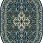 Ковер STANDARD Laurus navy blue ОВАЛ