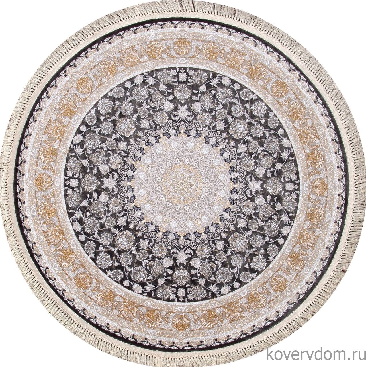 Ковер FARSI 1200 G142 DARK GRAY Круг