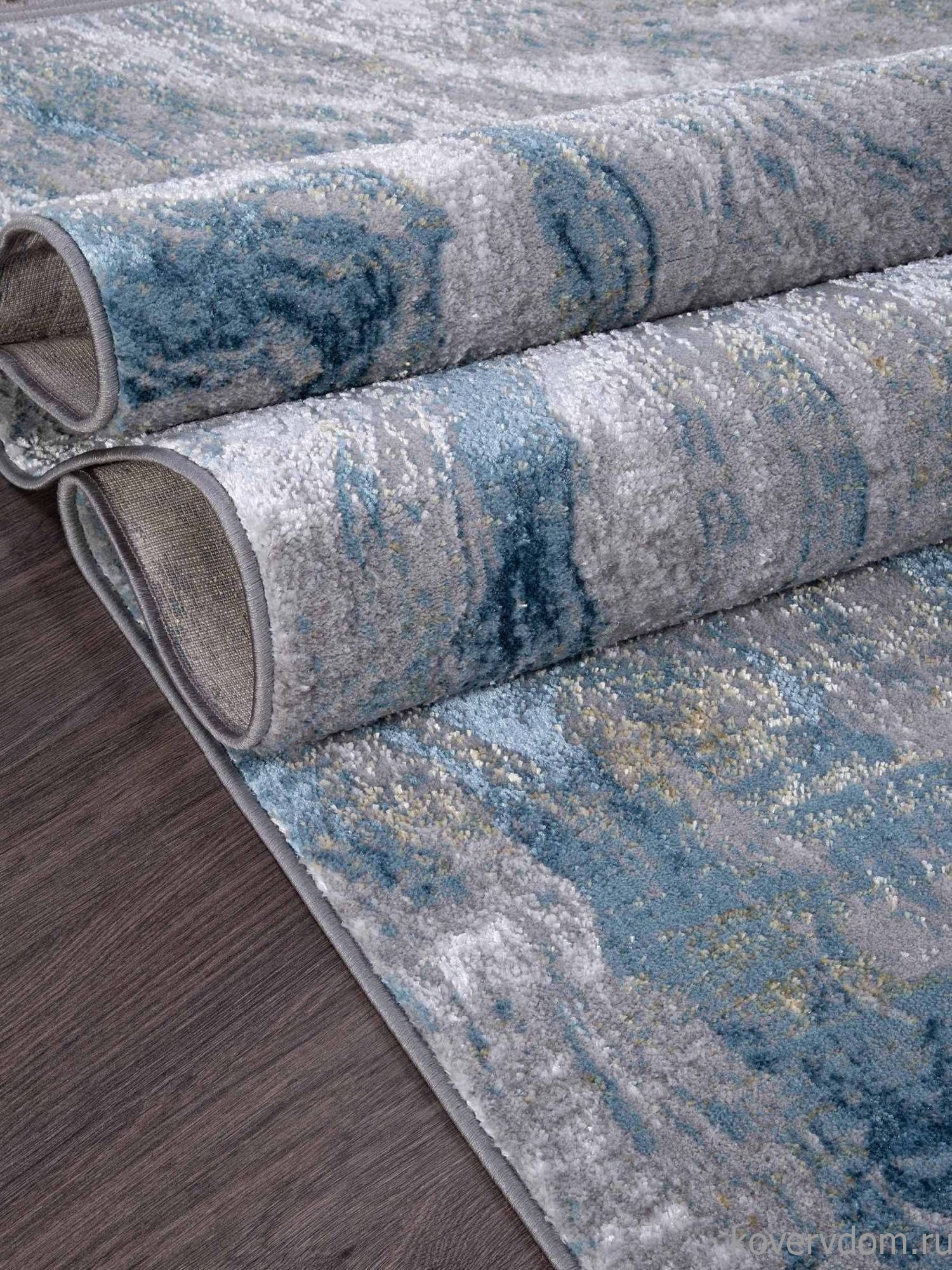Ковер AJMAL LP 308 GREY / BLUE Ковер AJMAL LP 308 GREY / BLUE