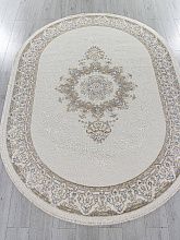 Ковер ESSA 27236A CREAM / BLUE Овал
