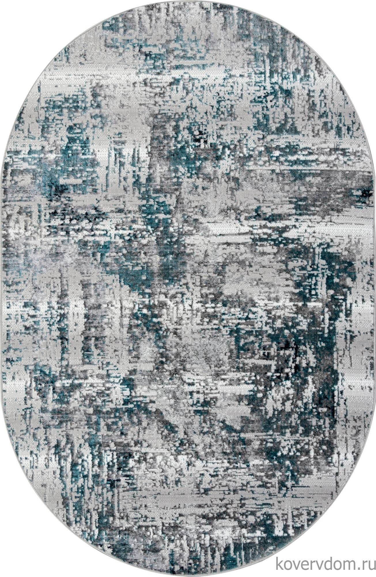 Ковер PARADIZE 00065A TURQUOISE / GREY Овал Ковер PARADIZE 00065A TURQUOISE / GREY Овал
