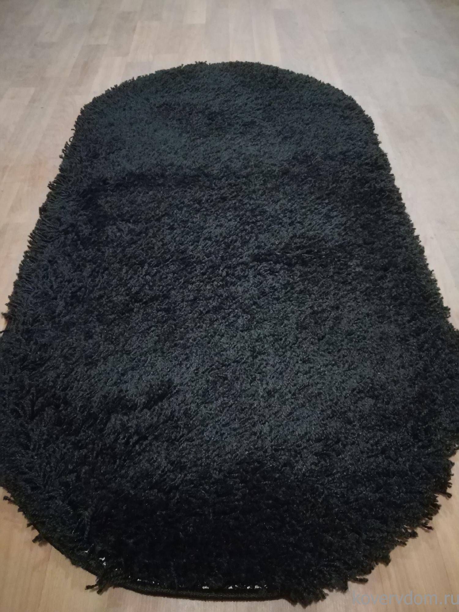 Ковер COMFORT SHAGGY 2 s600 BLACK Овал