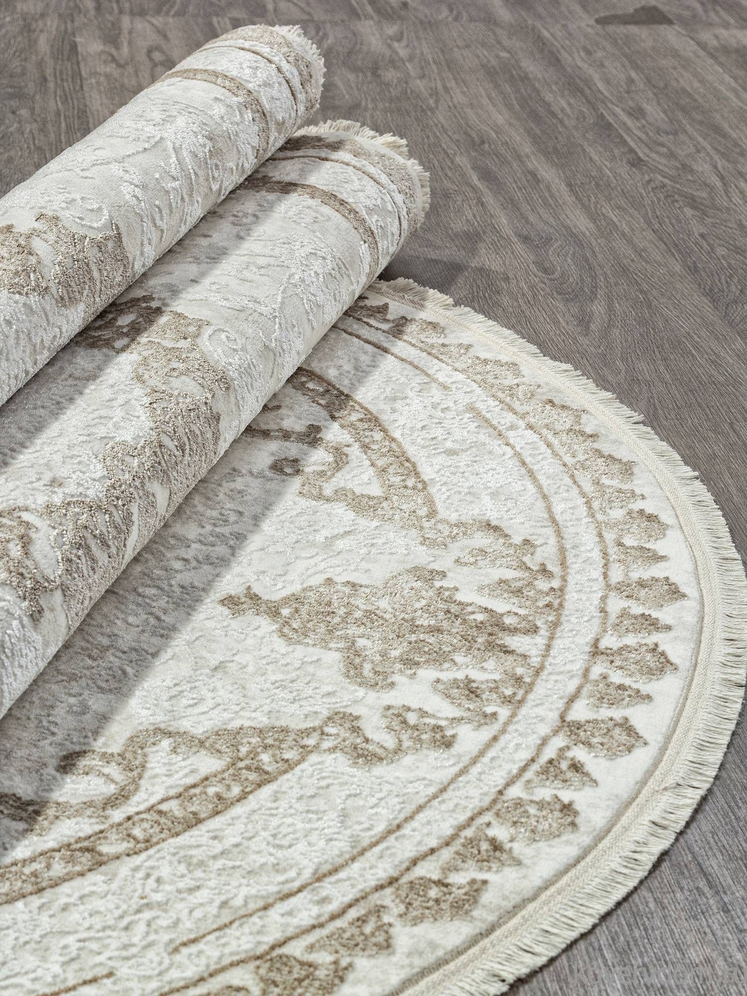 Ковер SANDALI 30231Y BEIGE / L.GREY Овал Ковер SANDALI 30231Y BEIGE / L.GREY Овал