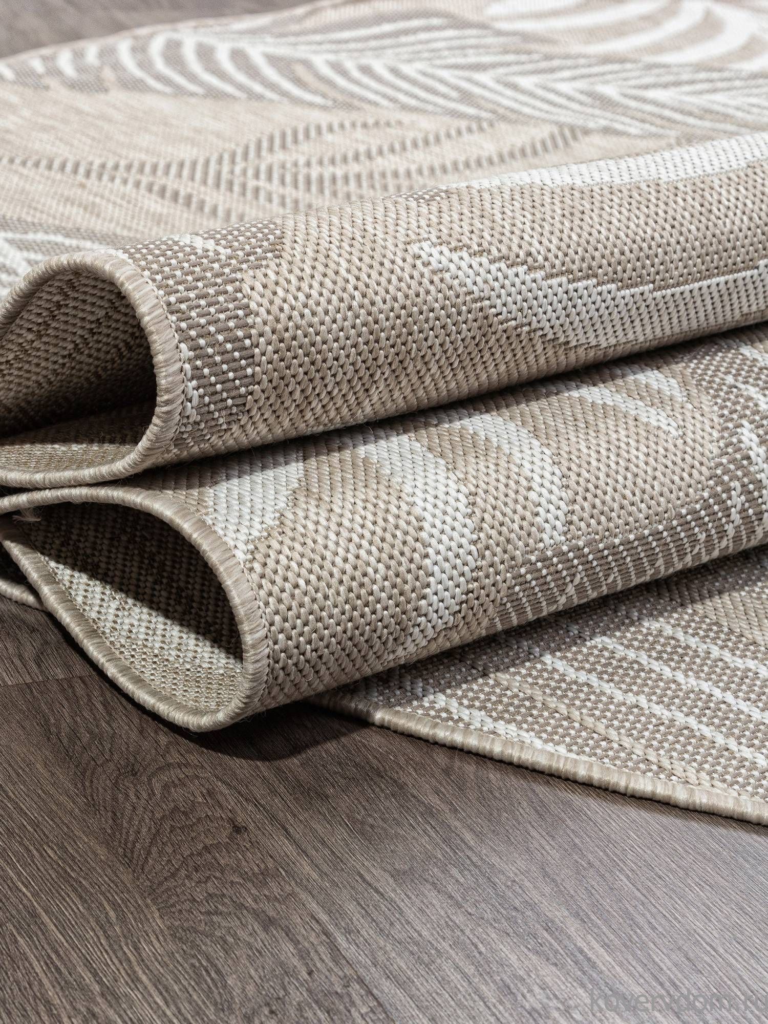Ковер-циновка KAIR S132 BEIGE Овал Ковер-циновка KAIR S132 BEIGE Овал