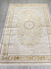 Ковер с бахромой ZARINA A123B CREAM / GOLD FDY