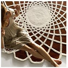 Ковер Creative Carpets - Hand Made ручной работы CALEIDOSCOPIO бежевый круглый