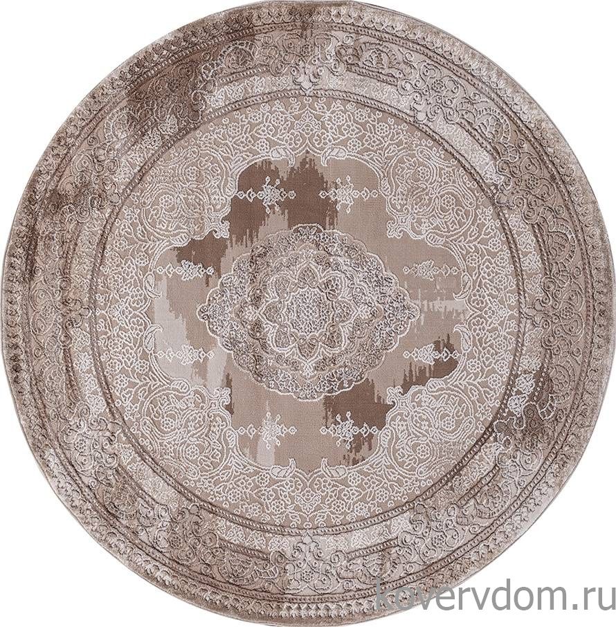 Ковер ARMINA 03704A BROWN / BROWN Круг