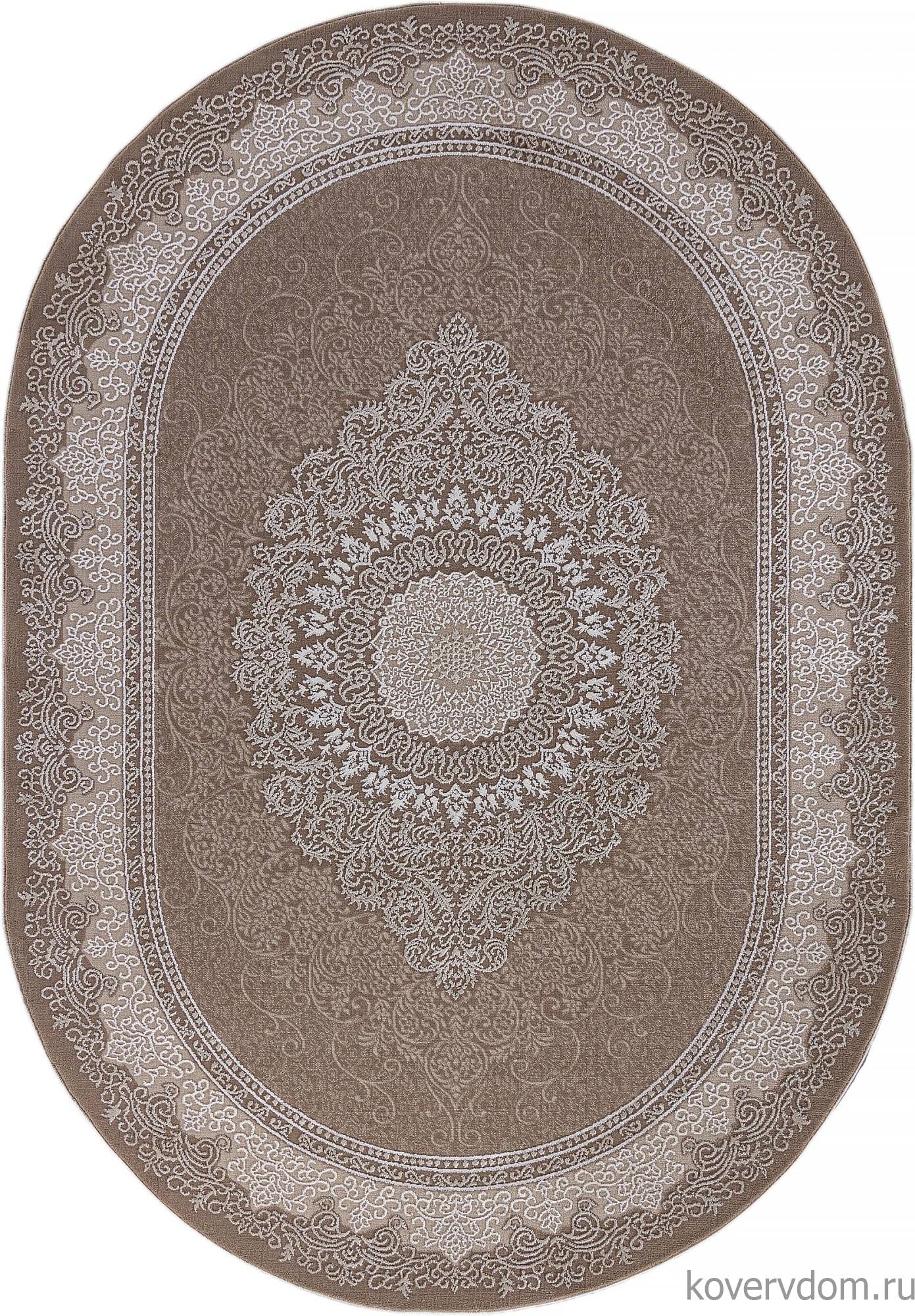 Ковер ARMINA 04076A BROWN / BROWN Овал Ковер ARMINA 04076A BROWN / BROWN Овал