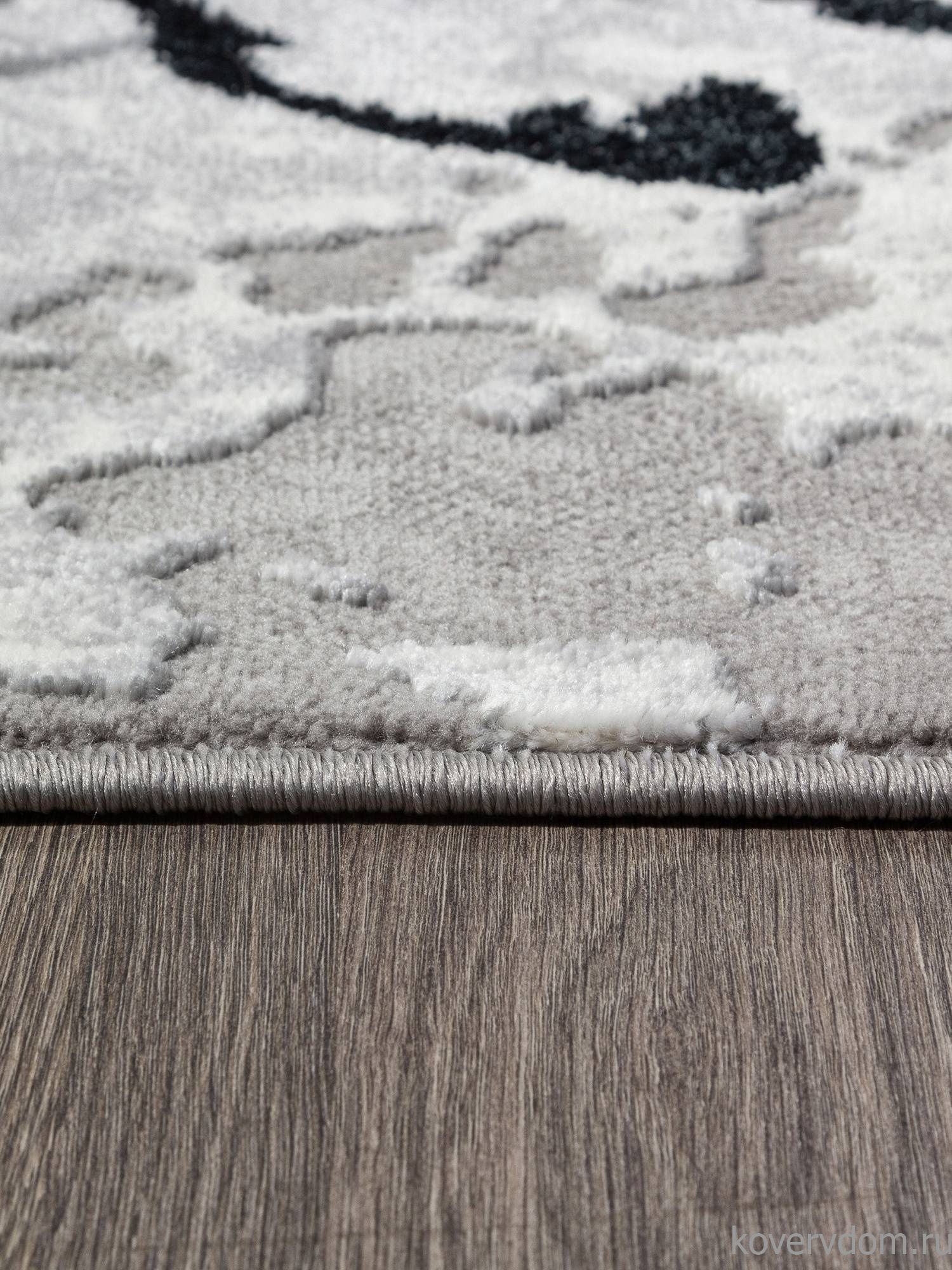 Ковер PALERMO F289 DARK GRAY Овал Ковер PALERMO F289 DARK GRAY Овал