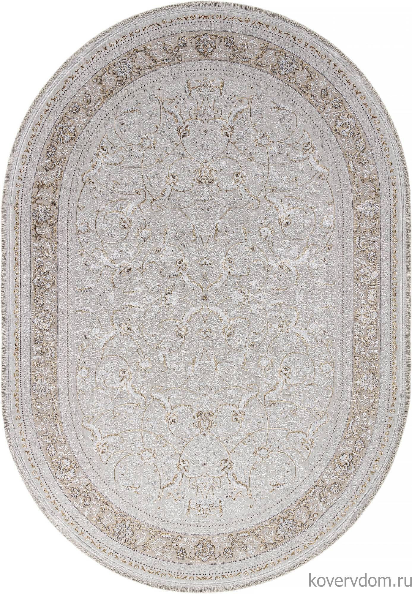 Ковер ZARINA M101B CREAM / CREAM Овал