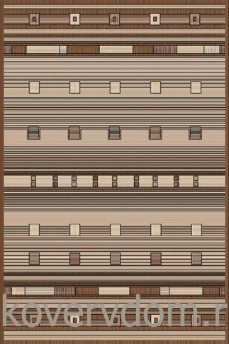 Ковер высокоплотный SHIRAZ 8437 cream прямой или овал 