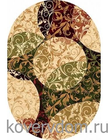 Ковер OLYMPOS D346 BEIGE Овал