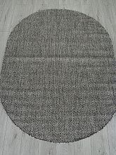 Прямоугольный ковер KAIR S156 DARK GRAY Овал