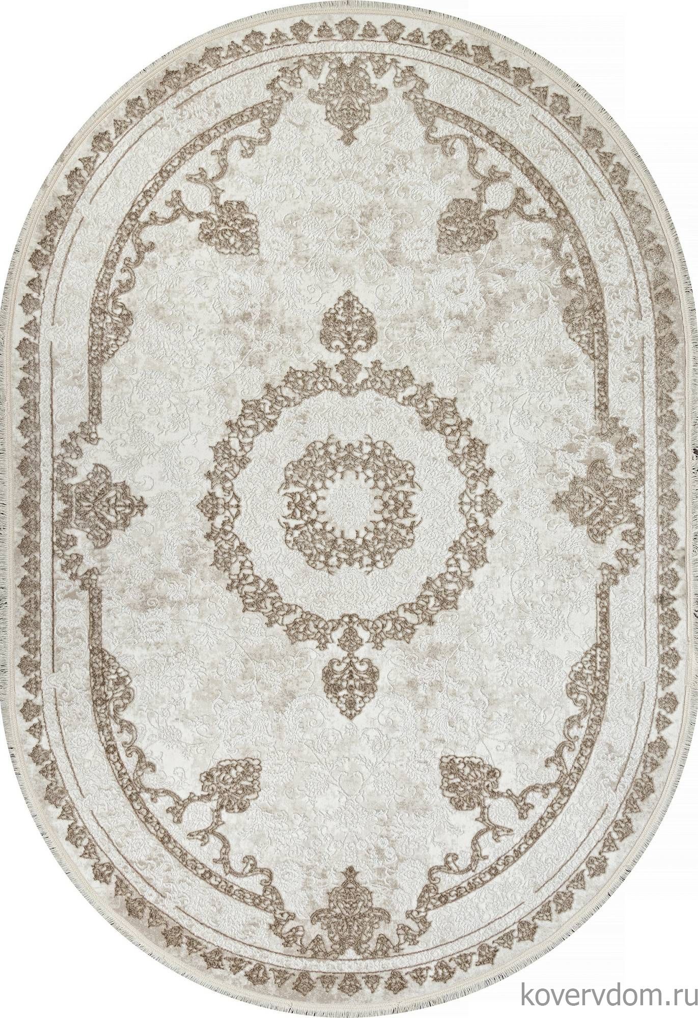 Ковер SANDALI 30231Y BEIGE / L.GREY Овал Ковер SANDALI 30231Y BEIGE / L.GREY Овал