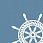 Ковер Морской NAUTICAL WHEEL лазурный 