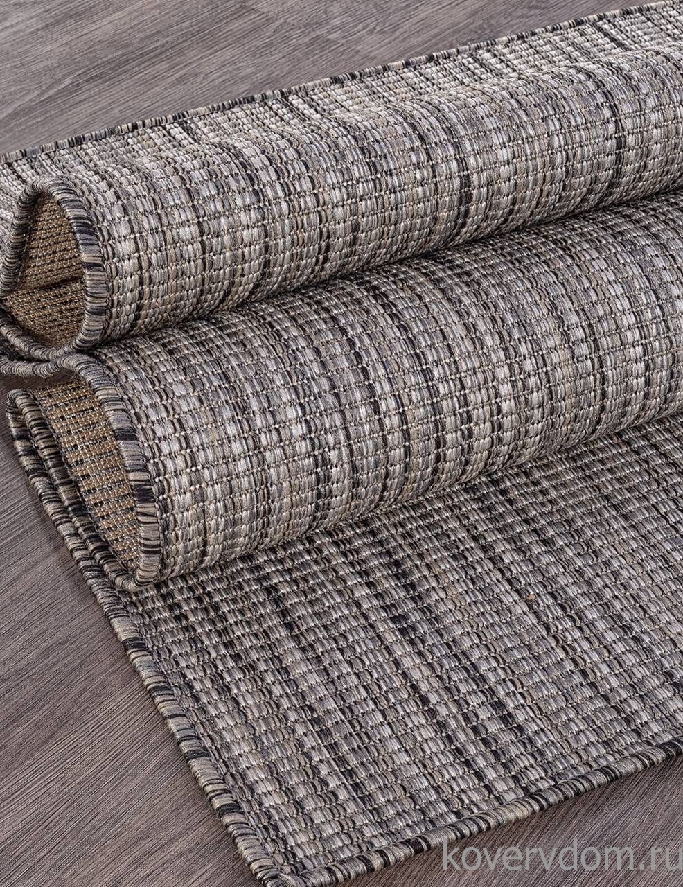 Ковер циновка VEGAS S007 DARK GRAY/Темно-серый
