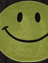 Круглый ковер в спальню SMILE 2 NC19 GREEN Круг