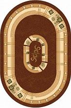 Ковер DA VINCI 5263 BROWN MР ОВАЛ