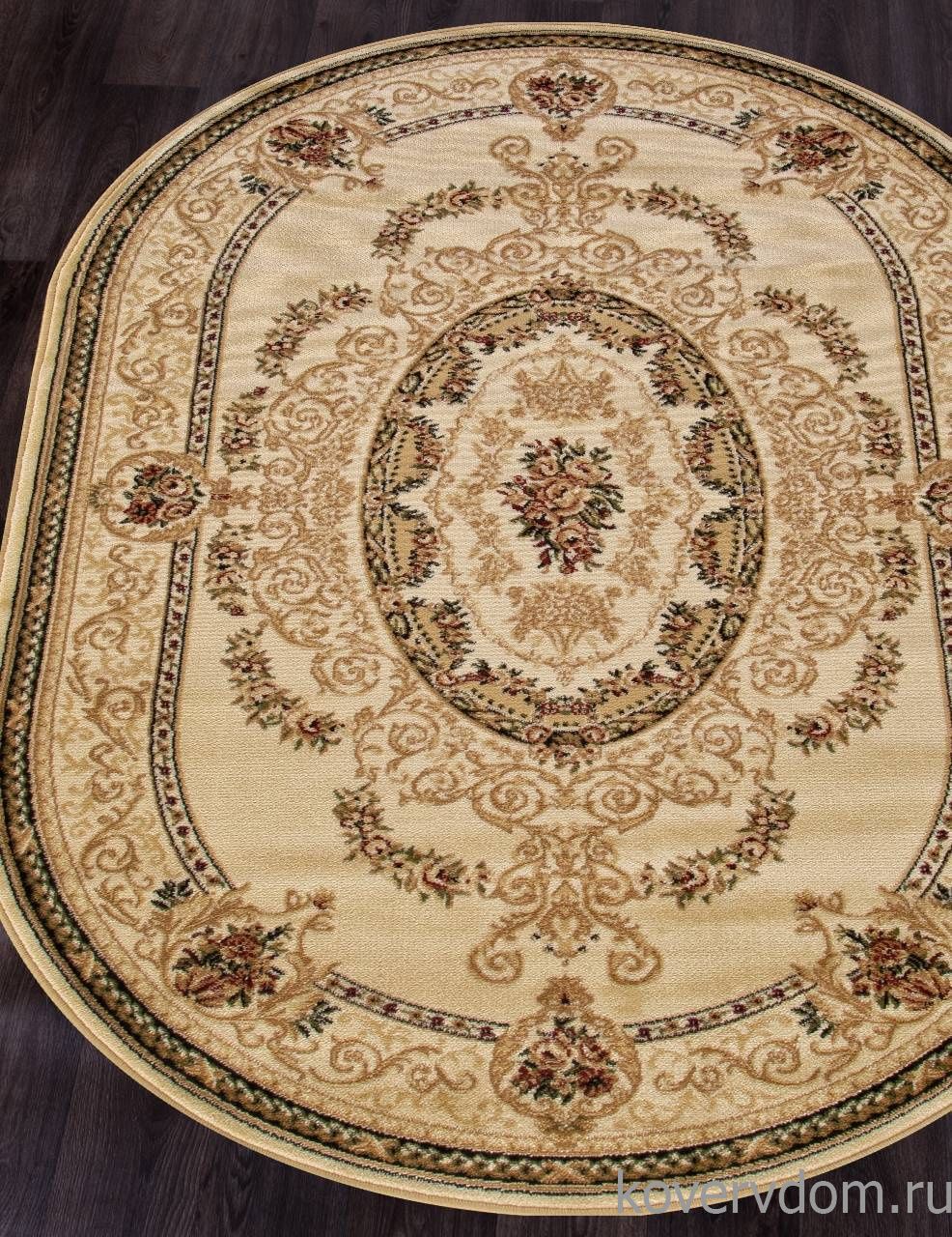Ковер OLYMPOS D058 CREAM Овал