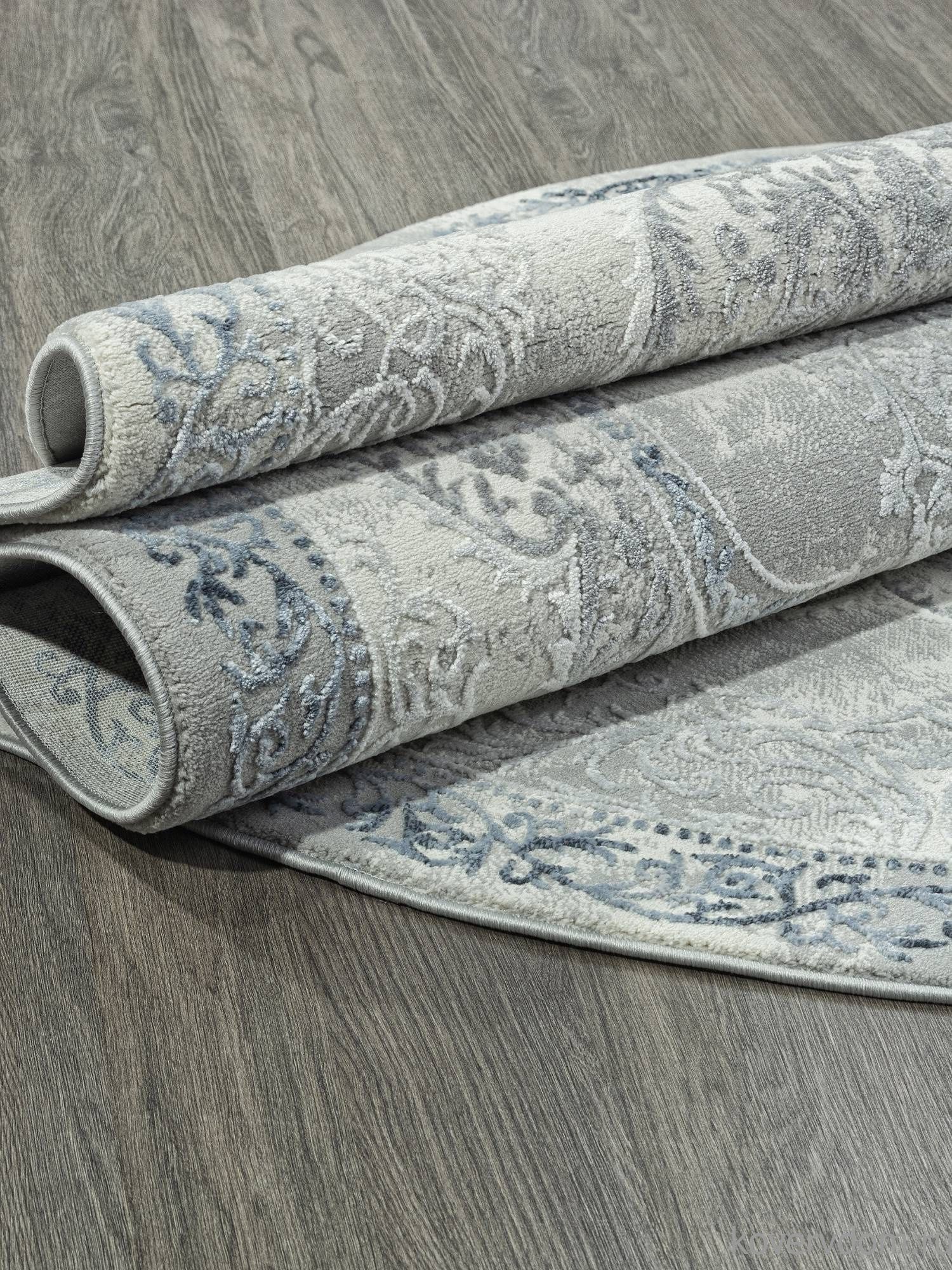 Ковер NENSI GL073T GREY / GREY Овал Ковер NENSI GL073T GREY / GREY Овал