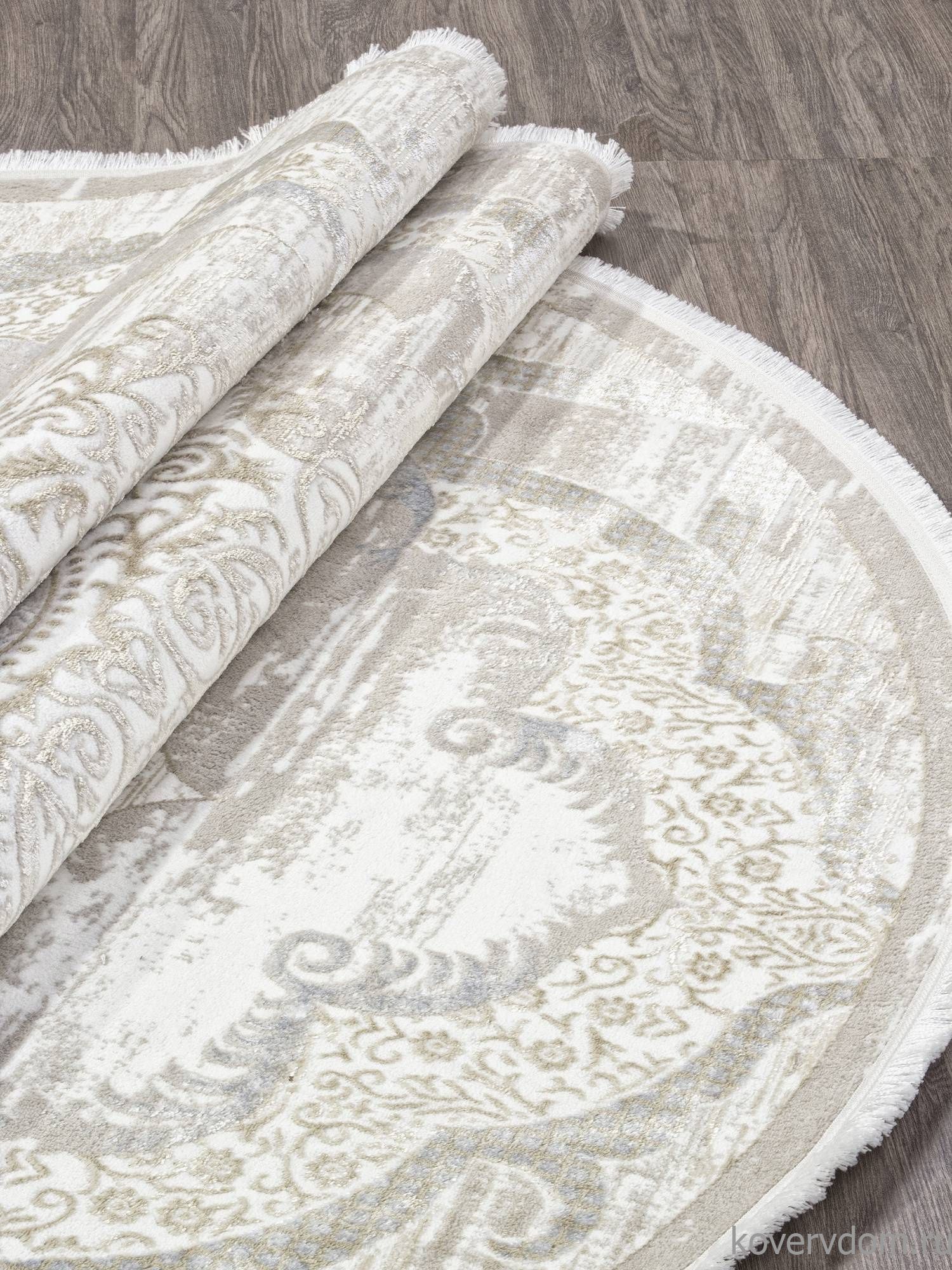 Ковер ALFANI Q018A BEIGE FDY / CREAM SHRINK Овал Ковер ALFANI Q018A BEIGE FDY / CREAM SHRINK Овал