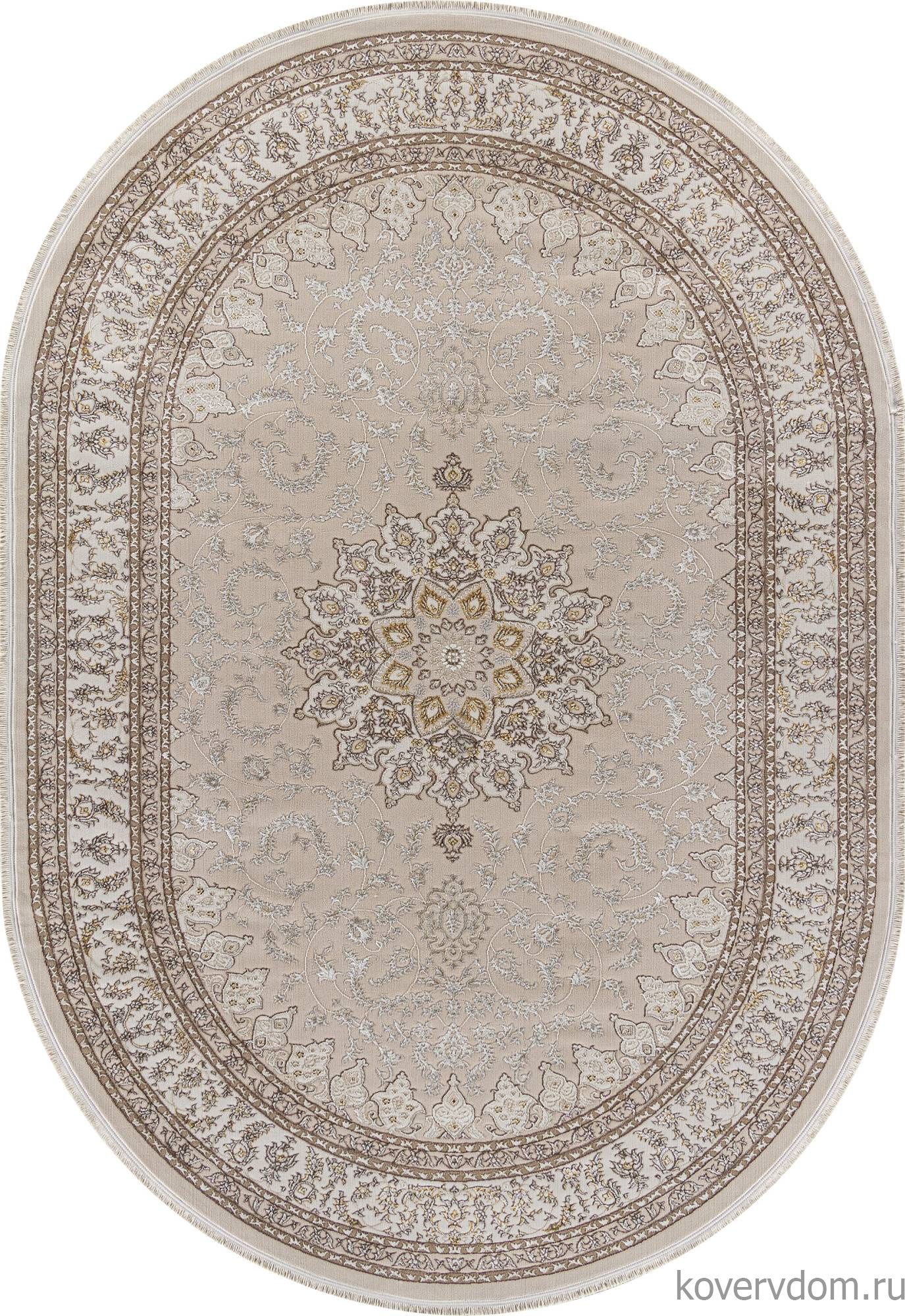 Ковер DELINA M108A BEIGE / CREAM Овал Ковер DELINA M108A BEIGE / CREAM Овал