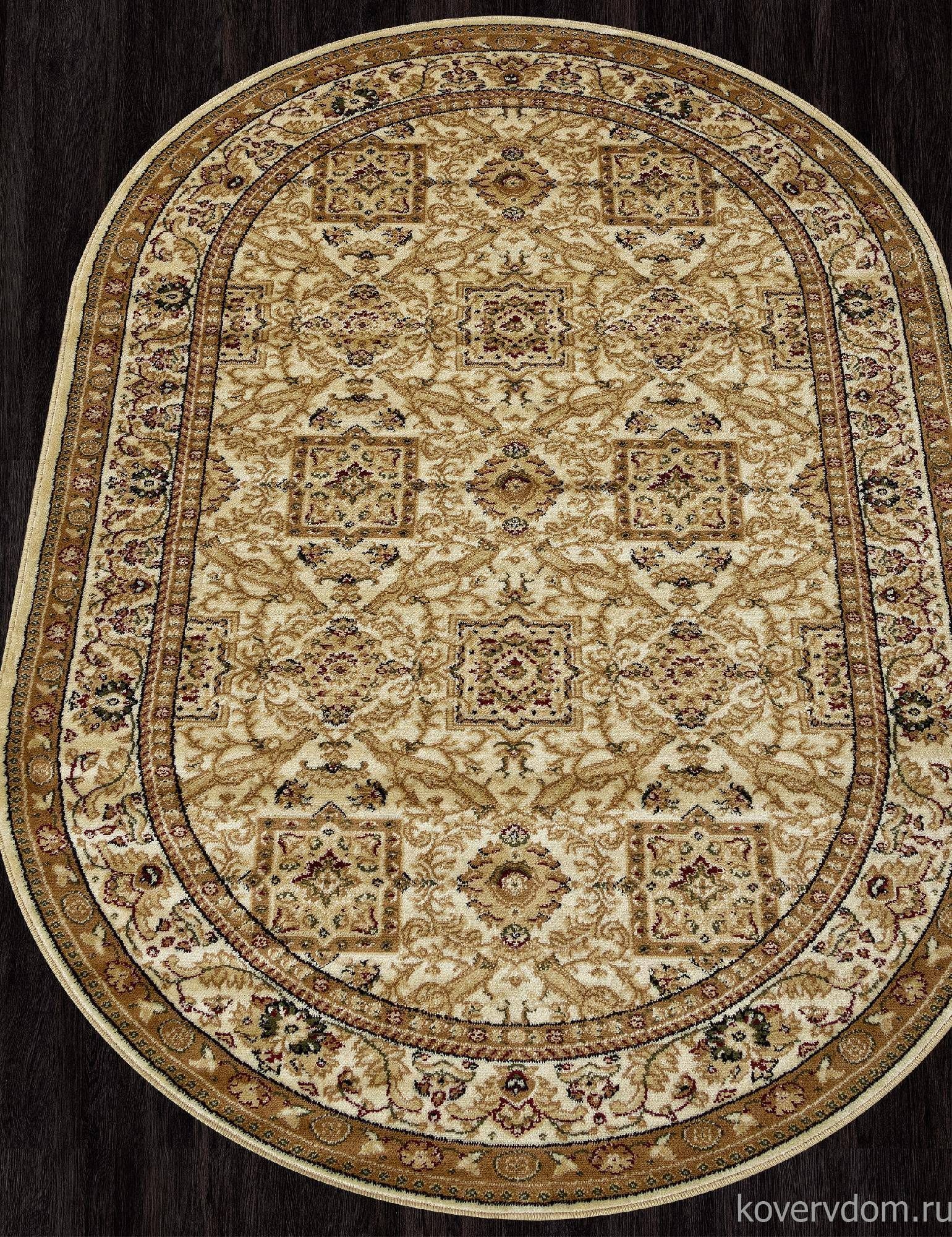 Ковер OLYMPOS D868 CREAM Овал