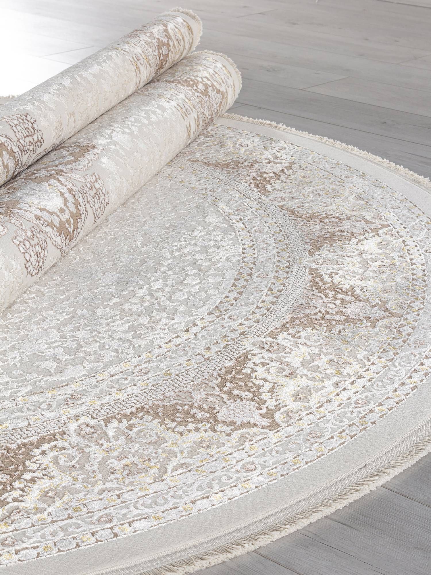 Ковер DELINA M104A CREAM / BEIGE Овал Ковер DELINA M104A CREAM / BEIGE Овал