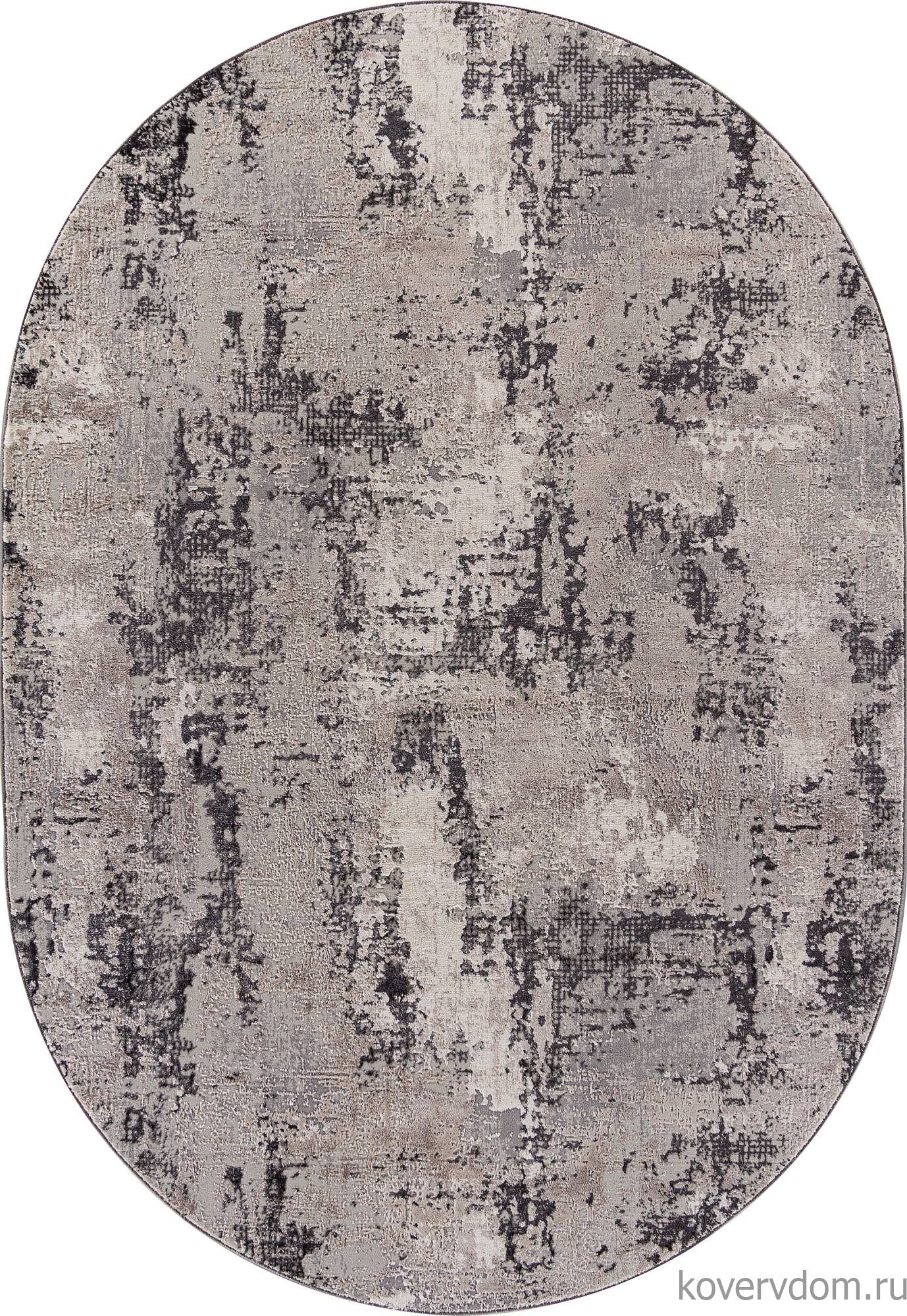 Ковер BRAND 38871 995 GREY / GREY Овал Ковер BRAND 38871 995 GREY / GREY Овал