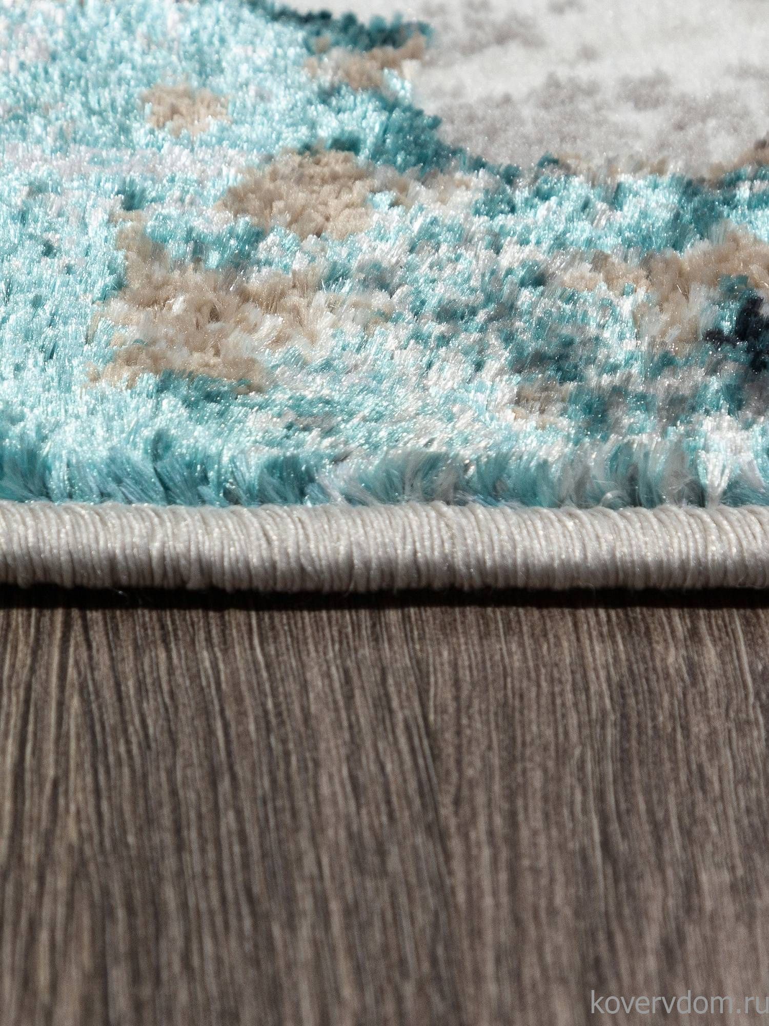 Ковер PARADIZE 01632A GREY / TURQUOISE Овал Ковер PARADIZE 01632A GREY / TURQUOISE Овал