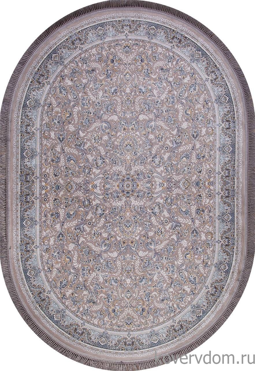 Ковер FARSI 1200 G256 LIGHT GRAY Овал