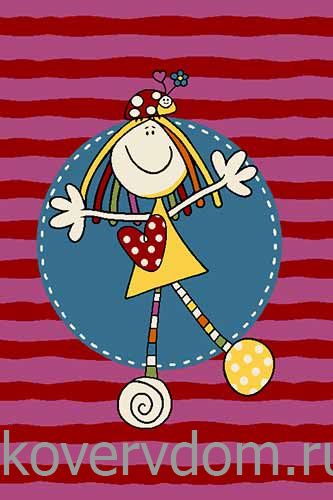 Детский ковер Кристэл 2305 PINK