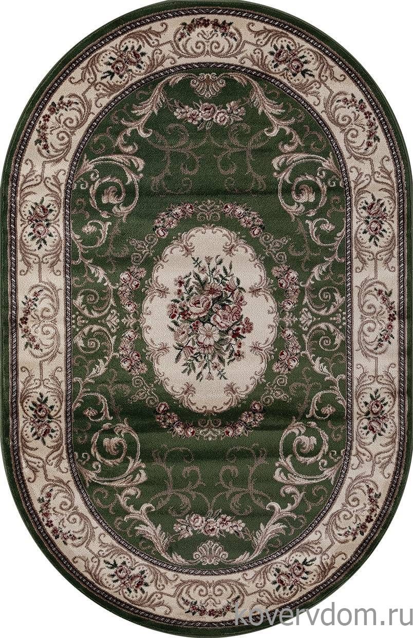 Ковер COLIZEY D066 GREEN Овал